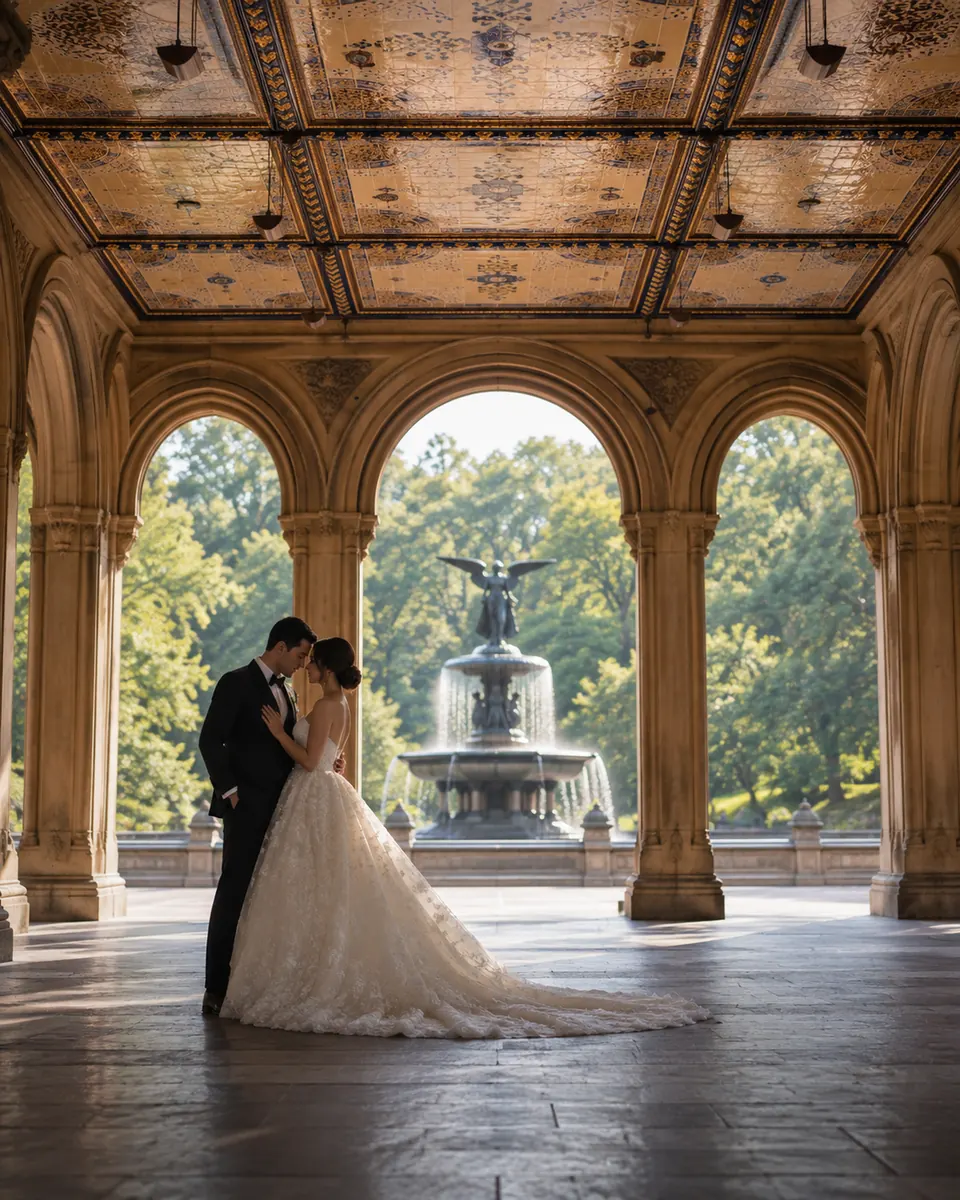 Bethesda Terrace Arcade — proposal location in Central Park
