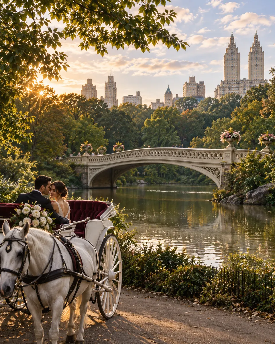 Bow Bridge — proposal location in Central Park